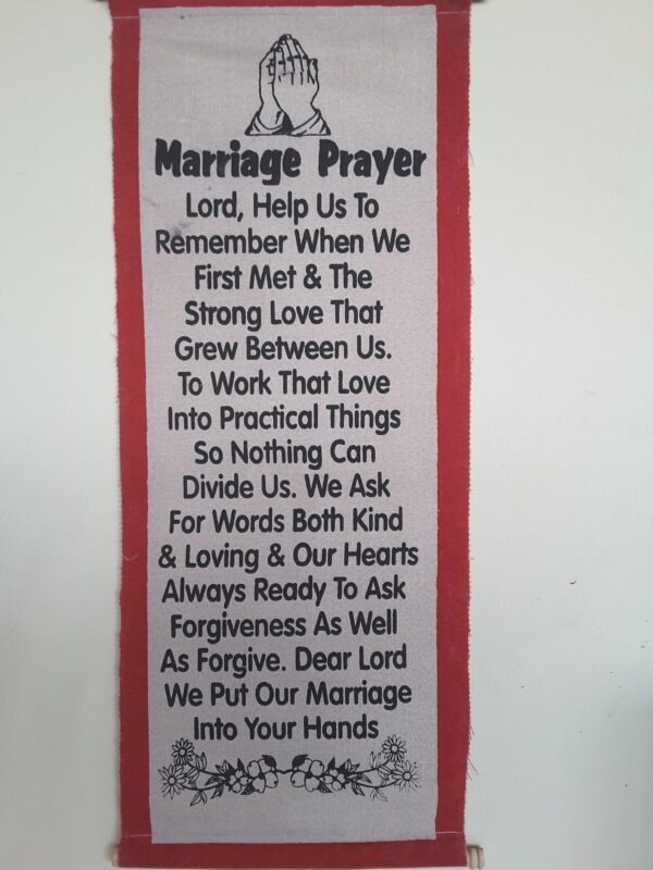 Inspirational Word Art Marriage prayer
